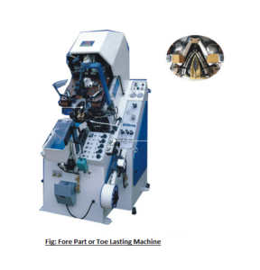 Fig: Fore Part or Toe Lasting Machine